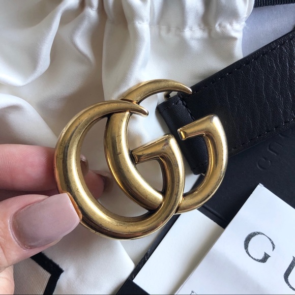 Authentic Gucci Belt 85 Dark Brown - Picture 7 of 7